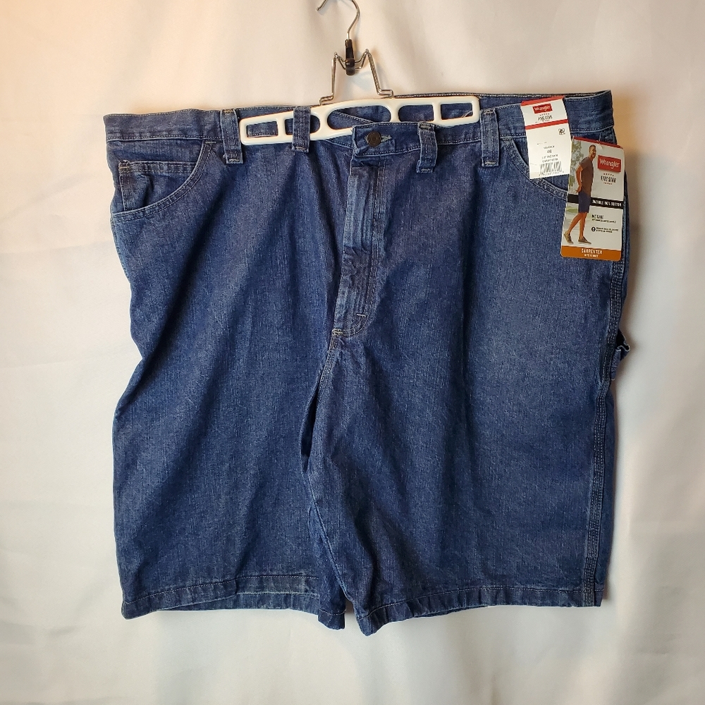 3/$15🖤 Men's Wrangler Denim Carpenter Shorts (FLAW)